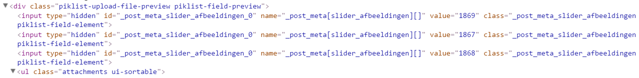 Before sorting action in Post