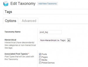 Taxonomy Manager