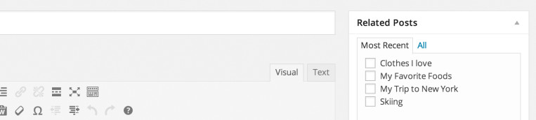 Post to Post Relationships
